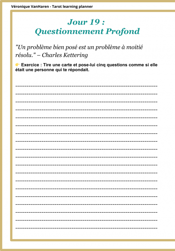 Tarot learning planner (journal)